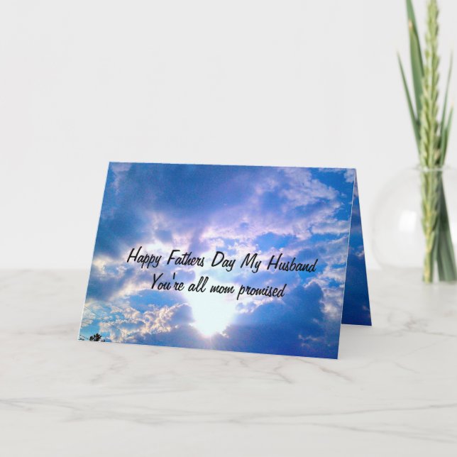 CARTE VOUS ÊTES TOUS DES FÊTES DES PÈRES PROMISES PAR MA (Devant)