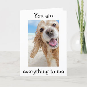CARTE VOUS "ÊTES TOUT" À "MOI" NOTRE ANNIVERSAIRE
