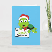 Vous Êtes Turtley Awesome Funny Turtle Puns Bleu