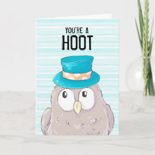 Carte Vous êtes un hibou Saint-Valentin personnalisé