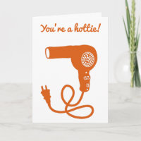 Vous êtes un sèche-cheveux orange message personna