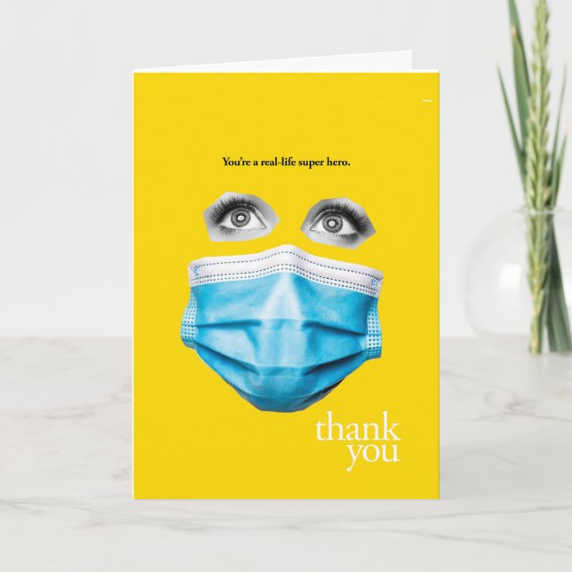 Carte Vous êtes un super héros de la vie réelle (Devant)