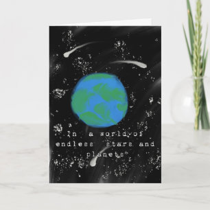 Carte Vous êtes une personne unique au monde