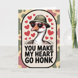 Carte Vous faites battre mon cœur de joie Silly Goose Sa