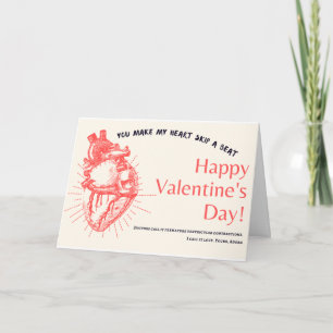 Carte Vous faites de mon coeur Sauter un coup ma Saint-V