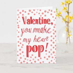 Carte Vous Faites Mon Coeur Pop Valentines Day