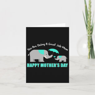 Carte Vous Faites Un Grand Travail Maman Joyeuse Fête De