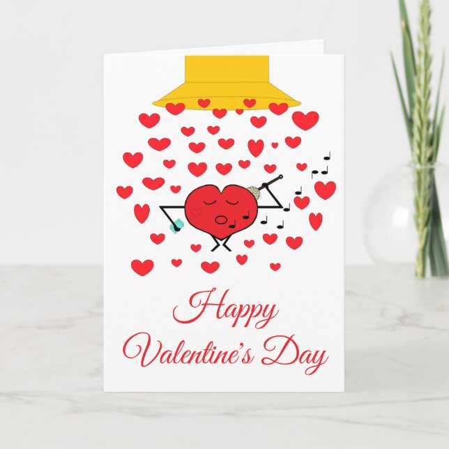 Carte Vous inonder d'amour Édition Saint-Valentin Blanch (Devant)