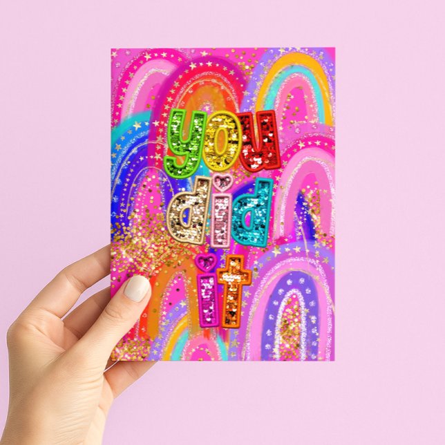 Carte Vous l'avez fait Félicitations (Créateur téléchargé)