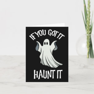 Carte Vous L'Avez Haunit Halloween Ghost Costume Éffraya