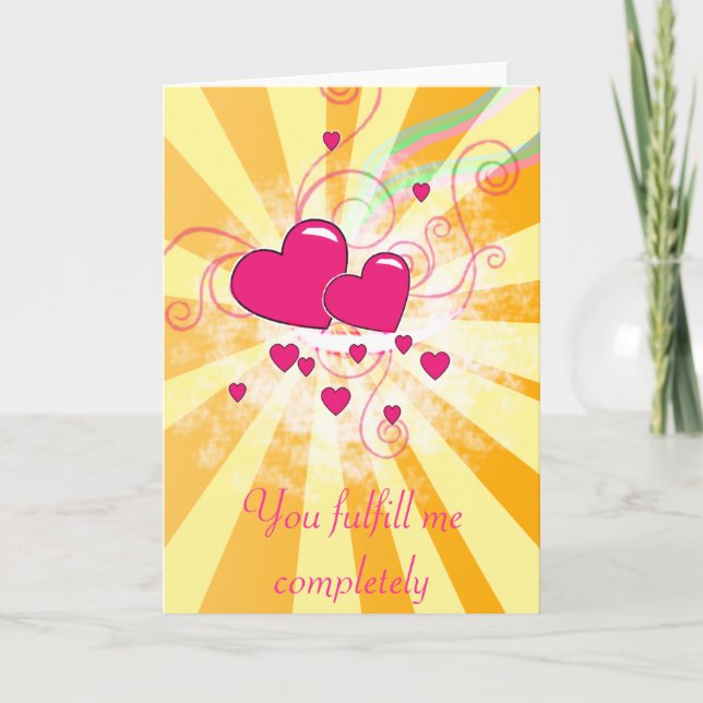 Carte Vous m'accomplissez…. (Devant)