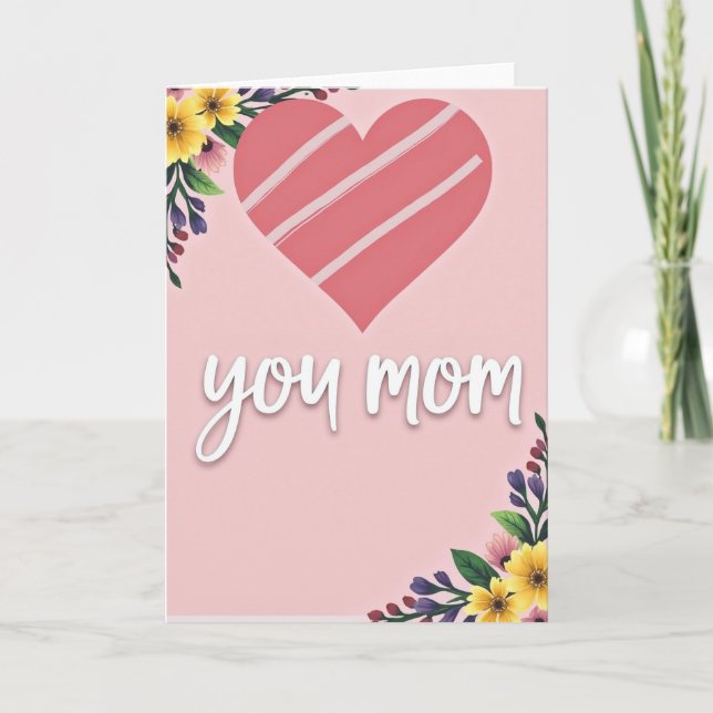 Carte Vous Maman Aime l'Art (Devant)