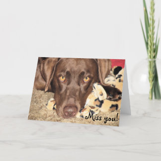 Carte Vous manquez !