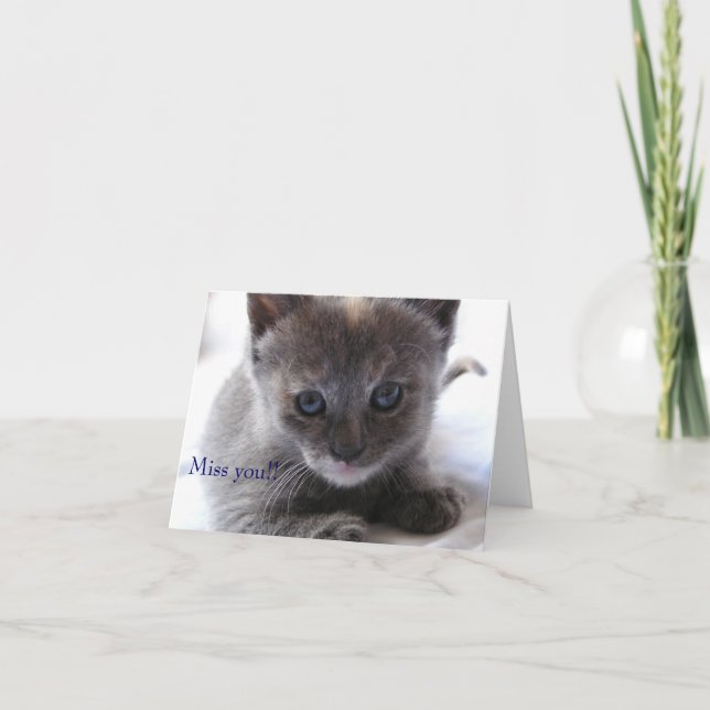 Carte Vous manquez ! ! (Devant)