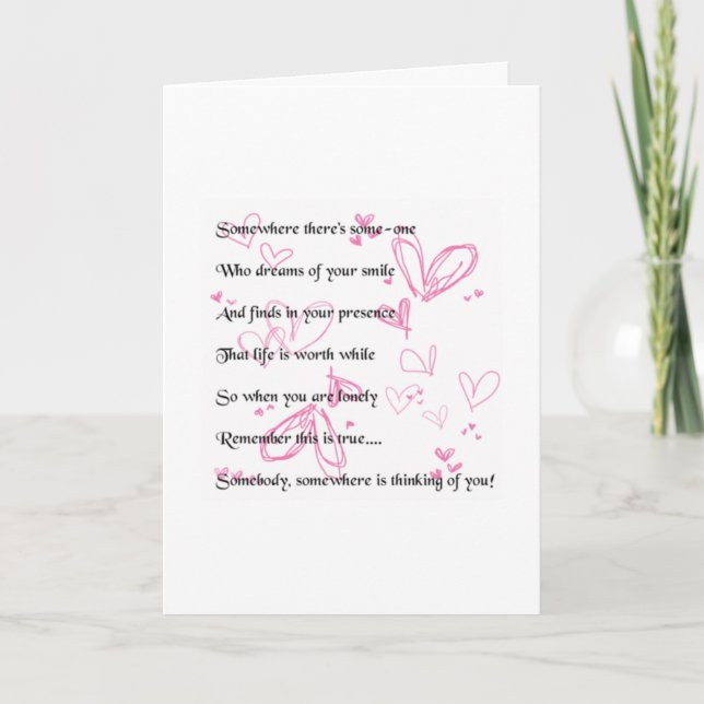 CARTE VOUS MANQUEZ/PENSEZ À VOTRE ANNIVERSAIRE (Devant)