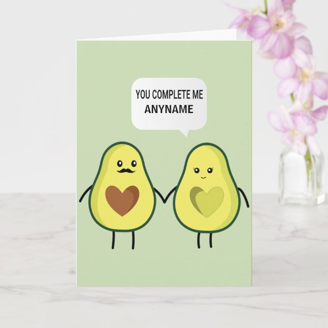 Carte Vous Me Complétez (Orchidée)