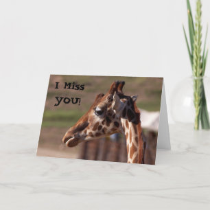 Carte VOUS ME Manquez !