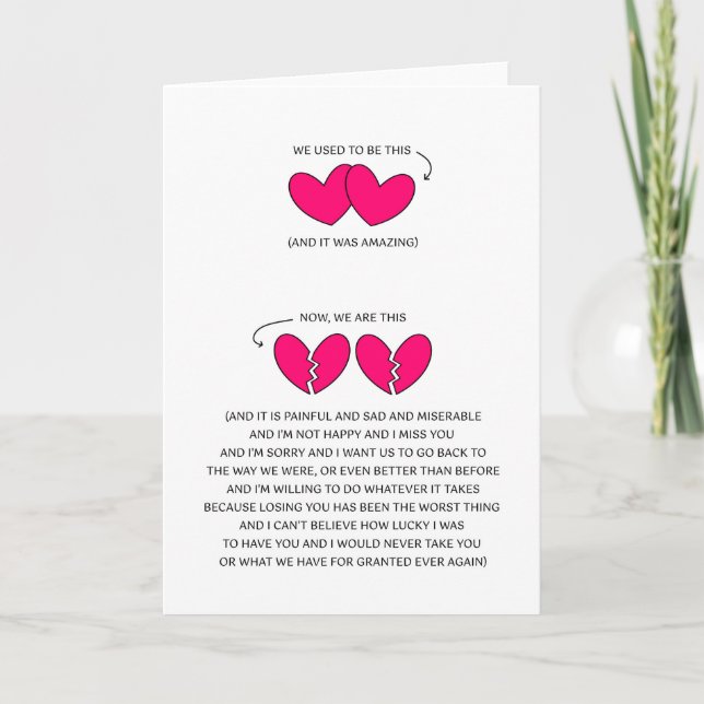 CARTE VOUS ME MANQUEZ - JE VEUX VOUS RETOURNER - JE SUIS (Devant)