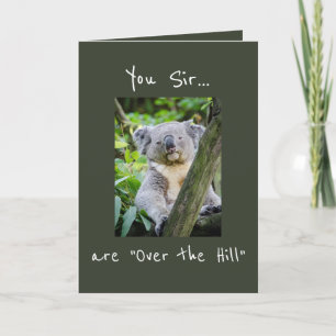 Carte Vous monsieur êtes anniversaire d'ours de koala