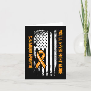 Carte Vous ne lutterez jamais seul Cancer du Sang Leukem