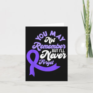 Carte Vous Ne Vous Souvenez Peut-Être Pas De La Sensibil