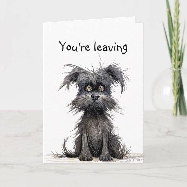 Carte Vous partez, Bonne Chance, Mlle Vous (Devant)