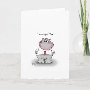 Carte Vous penser à vous ! Cadeau mignon pour votre être