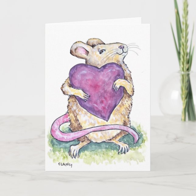 Carte Vous penser avec amour (Devant)