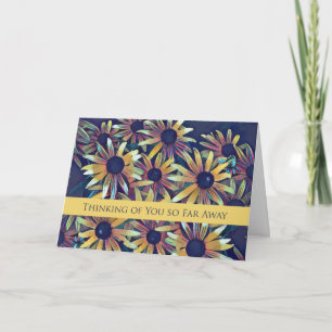 Carte Vous pensez si loin Black Eyed Susans
