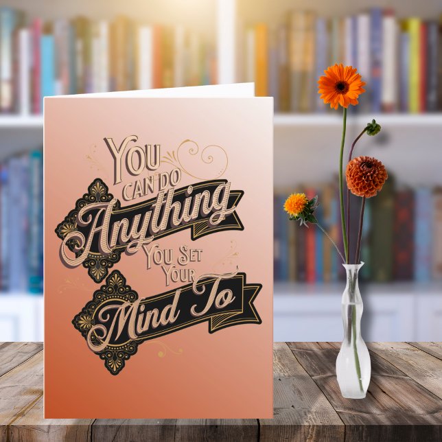 Carte Vous Pouvez Faire N'Importe Quoi Citer Terracotta  (Créateur téléchargé)