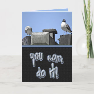 Carte Vous pouvez le faire des oiseaux
