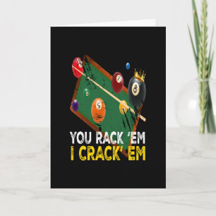 Carte Vous Rack Em I Crack Em Billard Pool