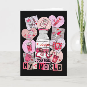 Carte Vous Rendez Mon Monde Cœur Infirmière Amour Hôpita