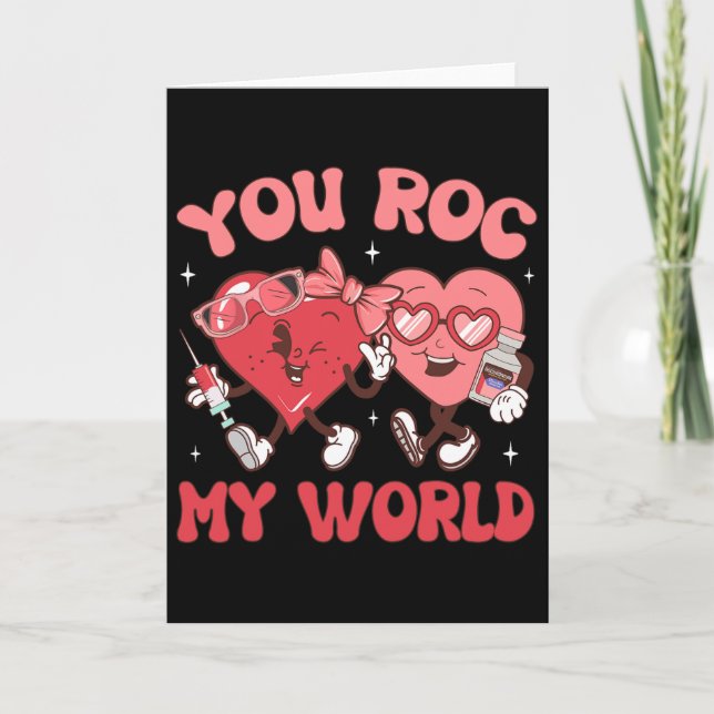 Carte Vous Roc Mon Monde Infirmière Saint-Valentin Er Ic (Devant)