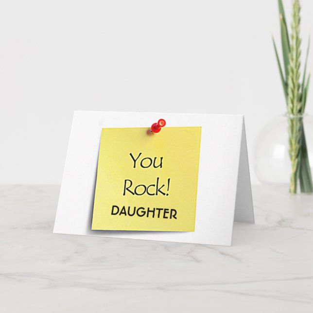 CARTE VOUS, "ROCK", ESPÉREZ AUSSI QUE VOTRE ANNIVERSAIRE (Devant)