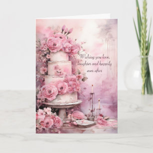 Carte Vous souhaitant amour, rires et heureux pour toujo