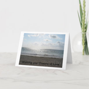 Carte Vous souhaitant des océans de l'amour