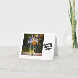 Carte Vous souhaitant un anniversaire fabuleux