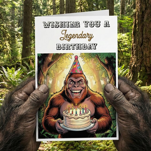 Carte Vous souhaitant un anniversaire légendaire (Créateur téléchargé)