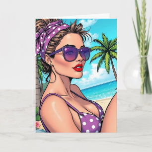 Carte Vous souhaiter un bel été   Salut