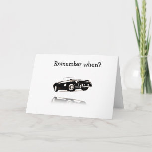 CARTE VOUS SOUVENEZ-VOUS QUAND LES VOITURES ÉTAIENT COOL