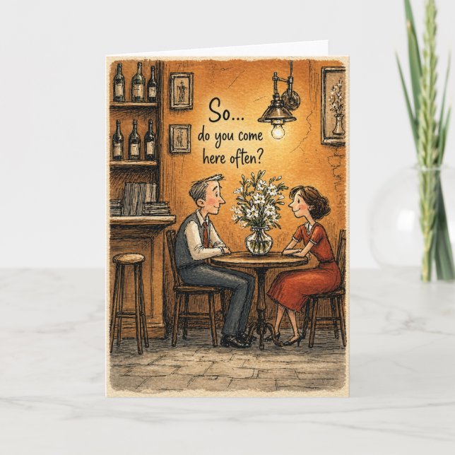 Carte Vous Venez Ici Souvent (Devant)