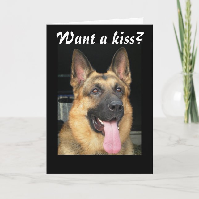 CARTE VOUS VOULEZ BIEN KISS ? (Devant)