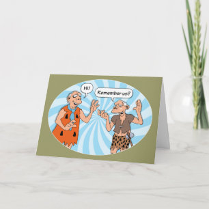 Carte Vous Vous Souvenez De Nous ? Anniversaire drôle
