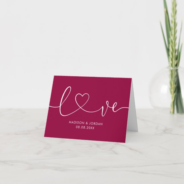 Carte Vows Mariage mariage Card (Devant)