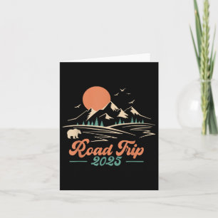 Carte Voyage 2025 Camping familial Vacay Randonnée extér