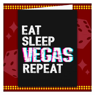 Carte Voyage à Las Vegas Manger Dormir Vegas Répéter Las