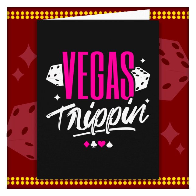 Carte Voyage à Las Vegas pour l'anniversaire des filles  (Créateur téléchargé)