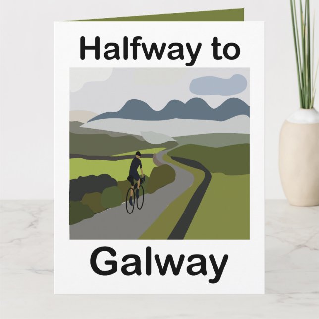 Carte Voyage à mi-chemin vers Galway  (Devant)