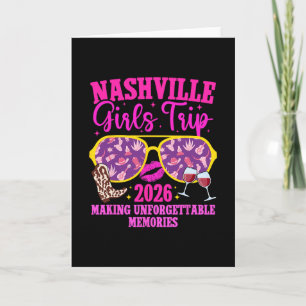 Carte Voyage à Nashville Filles 2026 Création de souveni